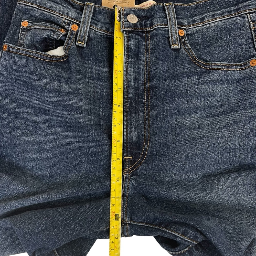 SOLD-Levi's Super-High Rise Ribcage Bell Flare Blue Jeans Women’s NWT Size 29X32 - Picture 13 of 16
